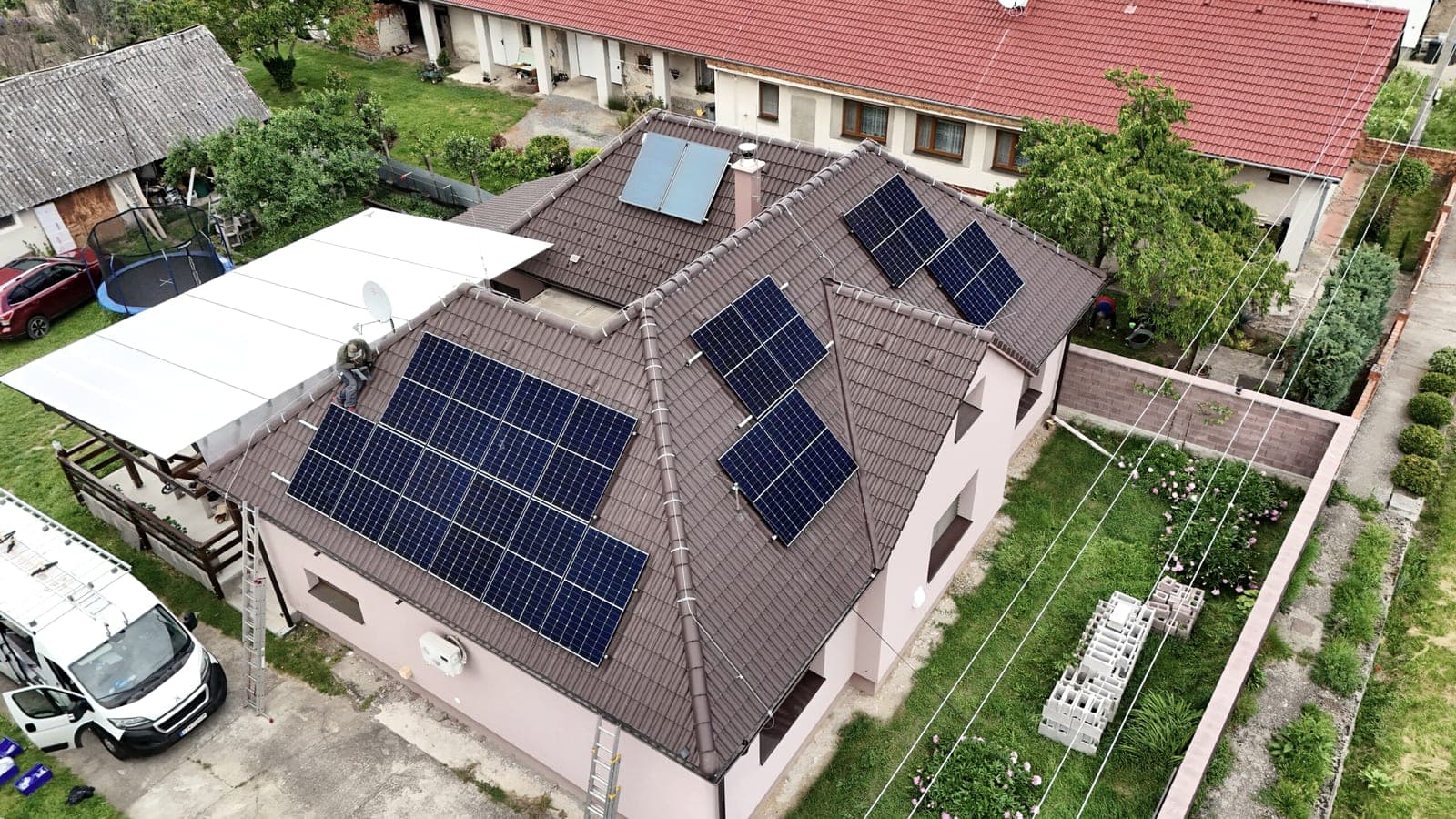 Family home Podlužany, Podlužany, 7.9 kWp